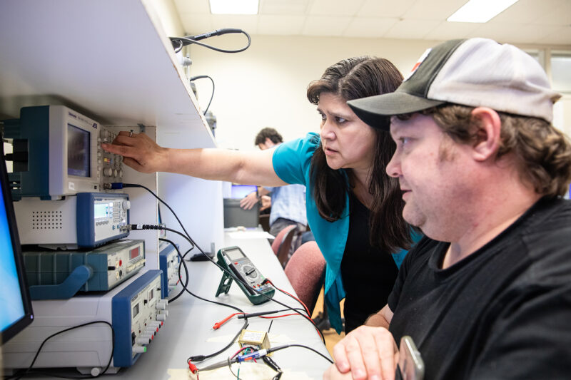 AC (Alternating Current) Circuits class at the Riverside Campus.