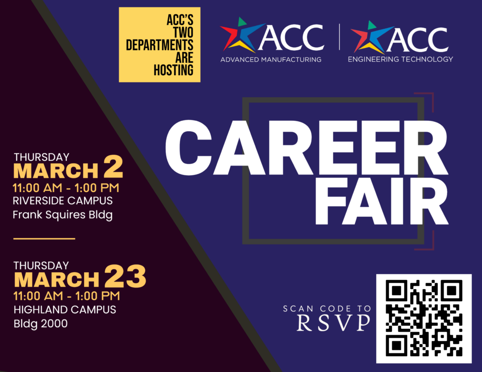 Advanced Manufacturing and Engineering Technology Career Fair at ACC ...