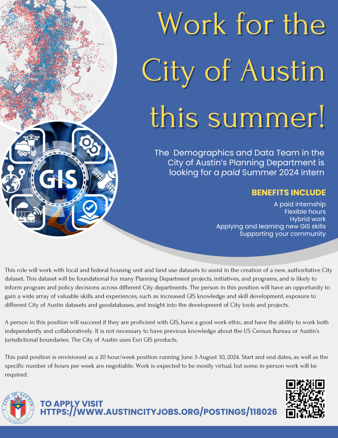 Summer GIS Internship at City of Austin GISACC Blog