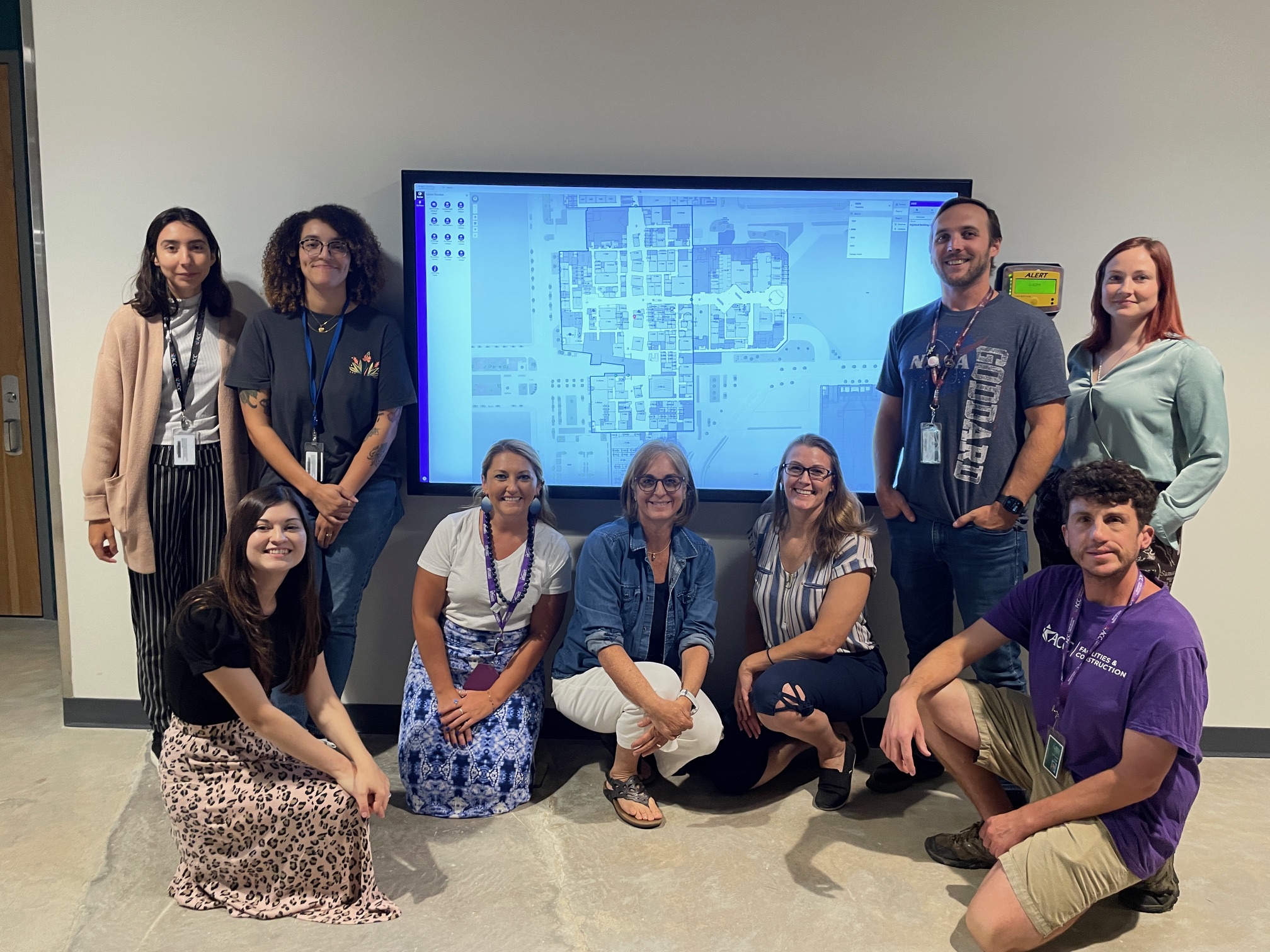 Meet the Facilities Information Systems (FIS) Team: Desiree, Calyne, Renae, Deborah, Holly, Beth, Andrew, Molly, and Ryan (Jae, Weatherly, Andrea not pictured)
