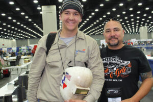 August Brauer and Thomas Hinkle, faculty advisor.